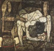 Egon Schiele Bilnd Mother (mk12) painting